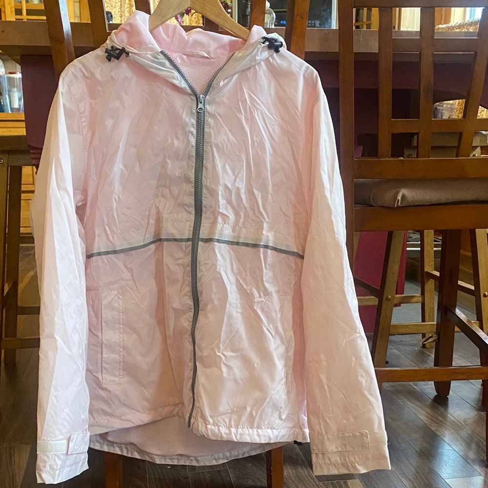 Light Pink Women's Raincoat
